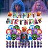 Vibrant Descendants Themed Birthday Party Decoration Banner Balloon Set For Kids
