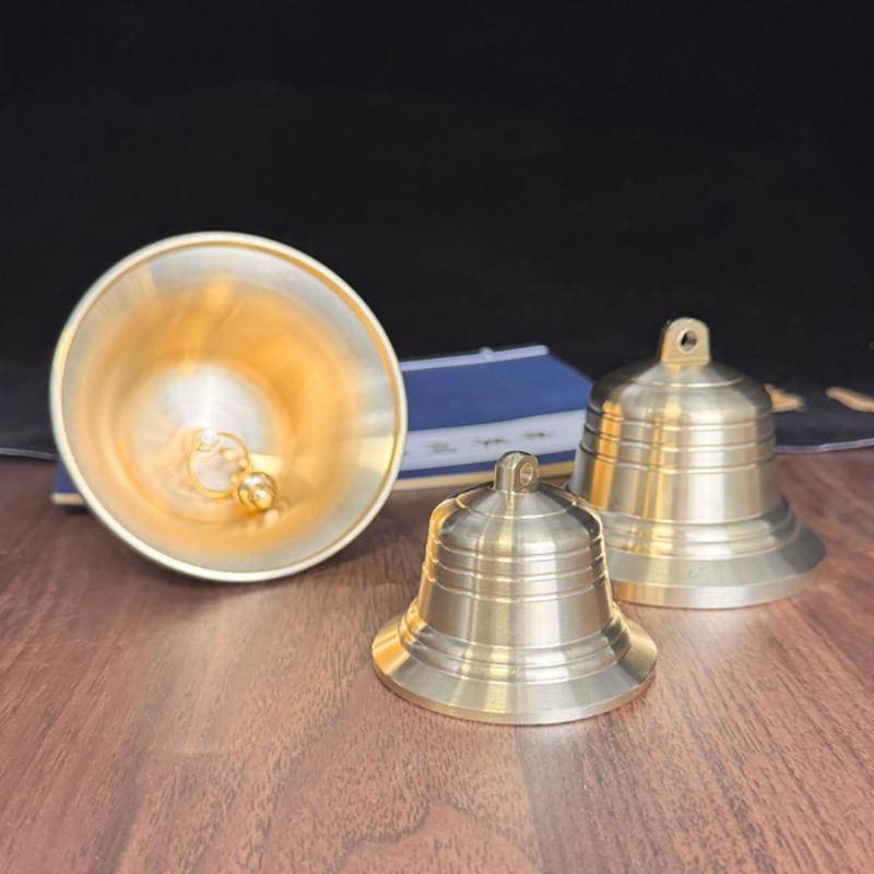 Copper Bell Diy Crafts Keychain Charms Hanging Pendants Jewelry Doorbell Ornaments For Home Office