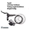Frână cu Disc cu 2 Pistoane NUTT pentru Bicicletă MTB Bicicletă de Șosea Kit Hidraulic de Piese pentru Bicicletă cu Componente de Frână de Înaltă Performanță