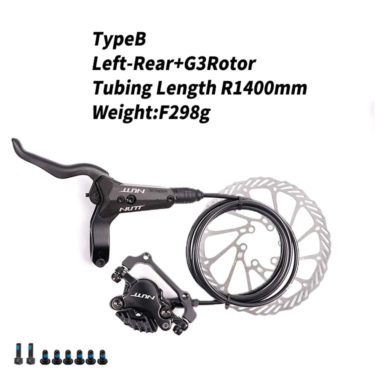 Frână cu Disc cu 2 Pistoane NUTT pentru Bicicletă MTB Bicicletă de Șosea Kit Hidraulic de Piese pentru Bicicletă cu Componente de Frână de Înaltă Performanță