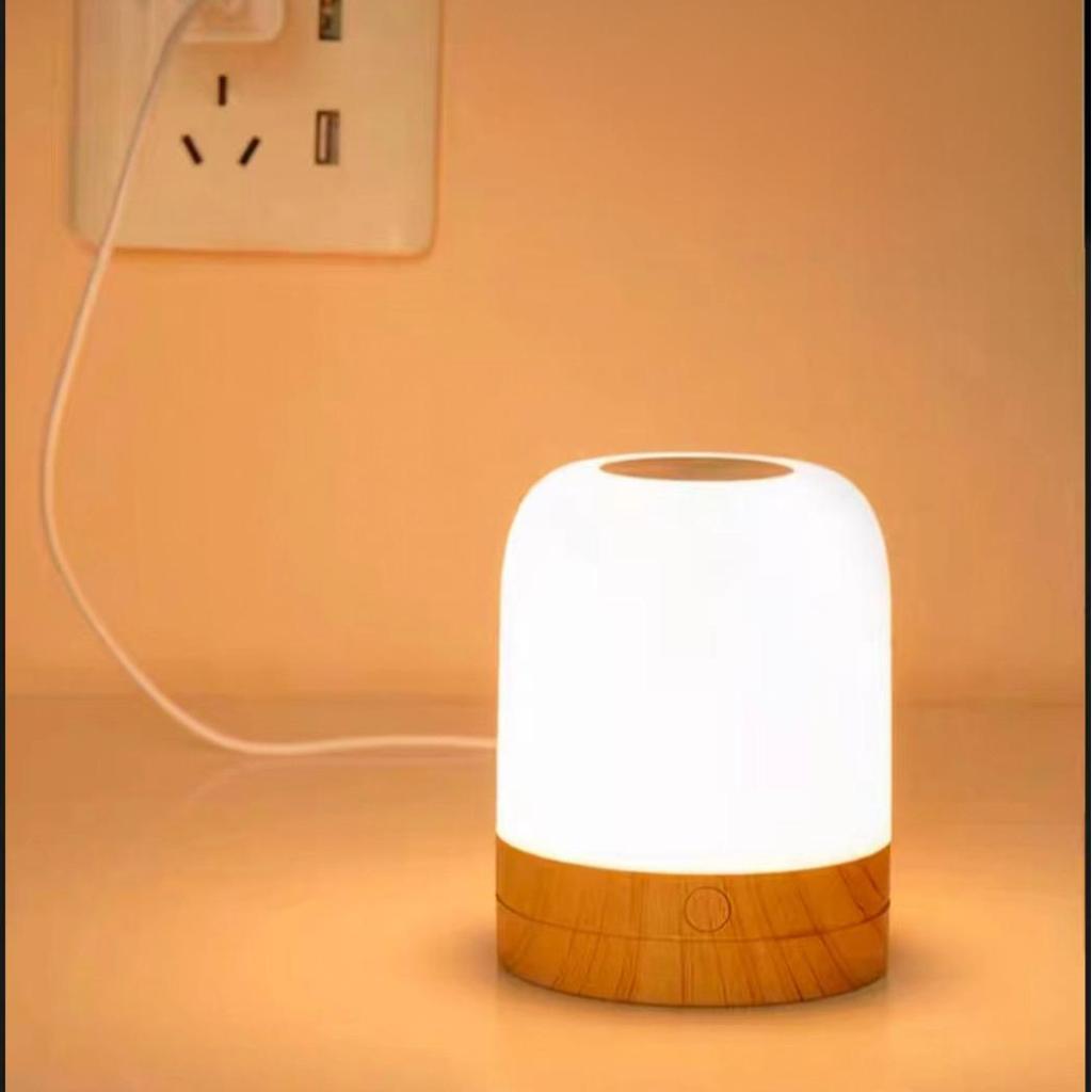 Rechargeable Portable 7-Color Night Light for Bedroom and Camping