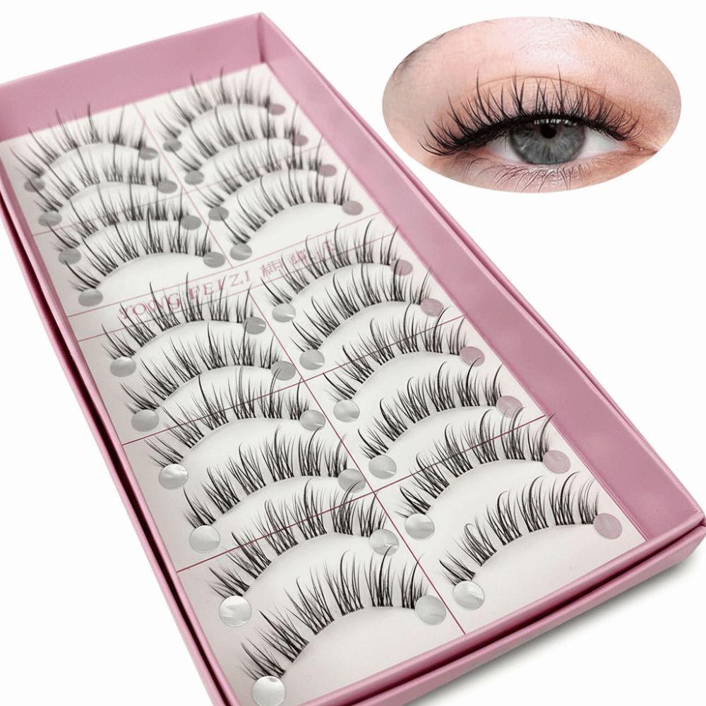 Natürliche Wimpern Flauschige Falsche Wimpern Heiße Fake Lashes Make-up Wimpernverlängerung