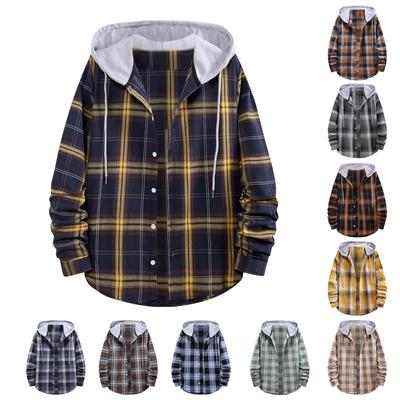  Style Son Hooded Shirt Men's Style Loose Long Sleeve Top