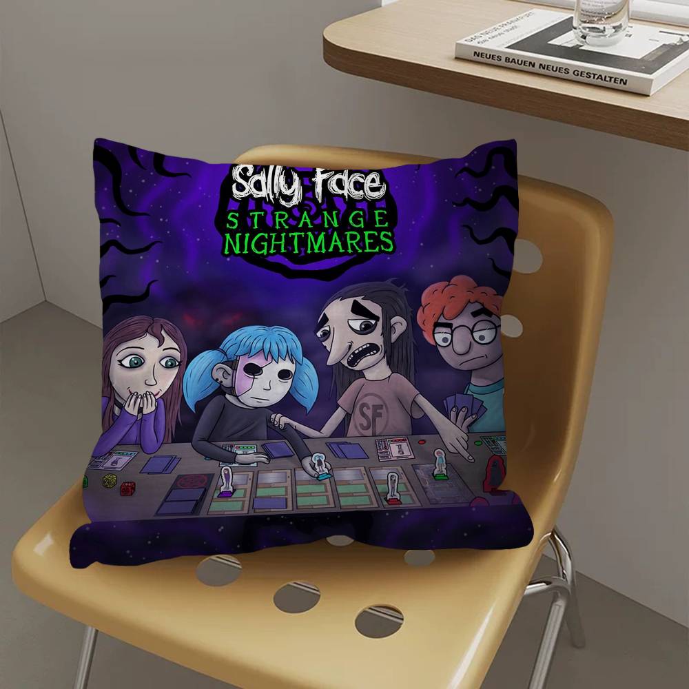 Game S-Sally F-Face Cushion Cover Pillowcase Upholstery Sofa Throw Pillow Home Decor Pillowcas