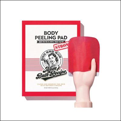 Mom's Bath Recipe Body Peeling Pad Strong (8 Sheets)