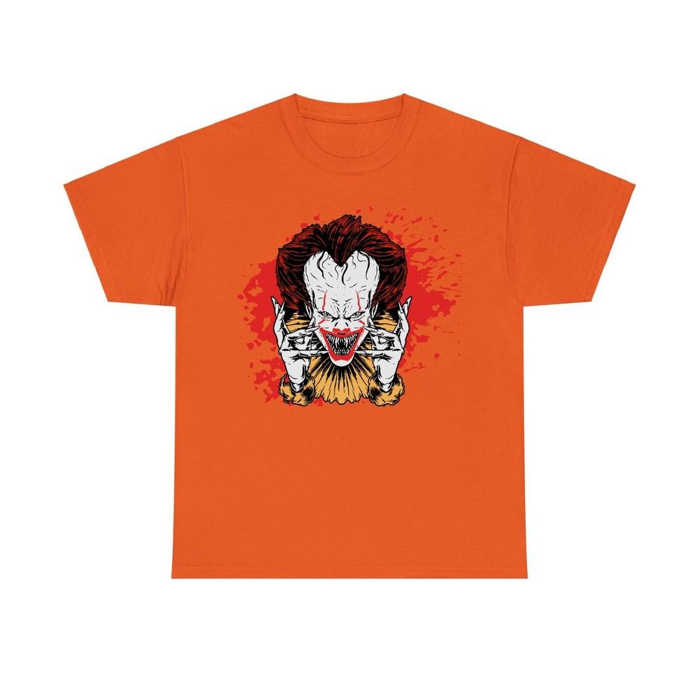 Pennywise Halloween T Shirt Scary Clown T Shirt Spooky Unisex Adults And Kids