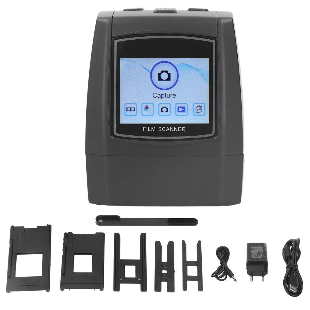 Filmscanner, 2,4-Zoll-Farbbildschirm, 22 MP, tragbarer digitaler Film-Diascanner