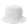 [New Era] Hat, Twill Cotton Bucket, White, ML, BUCKET-01 WHT BLK 25J