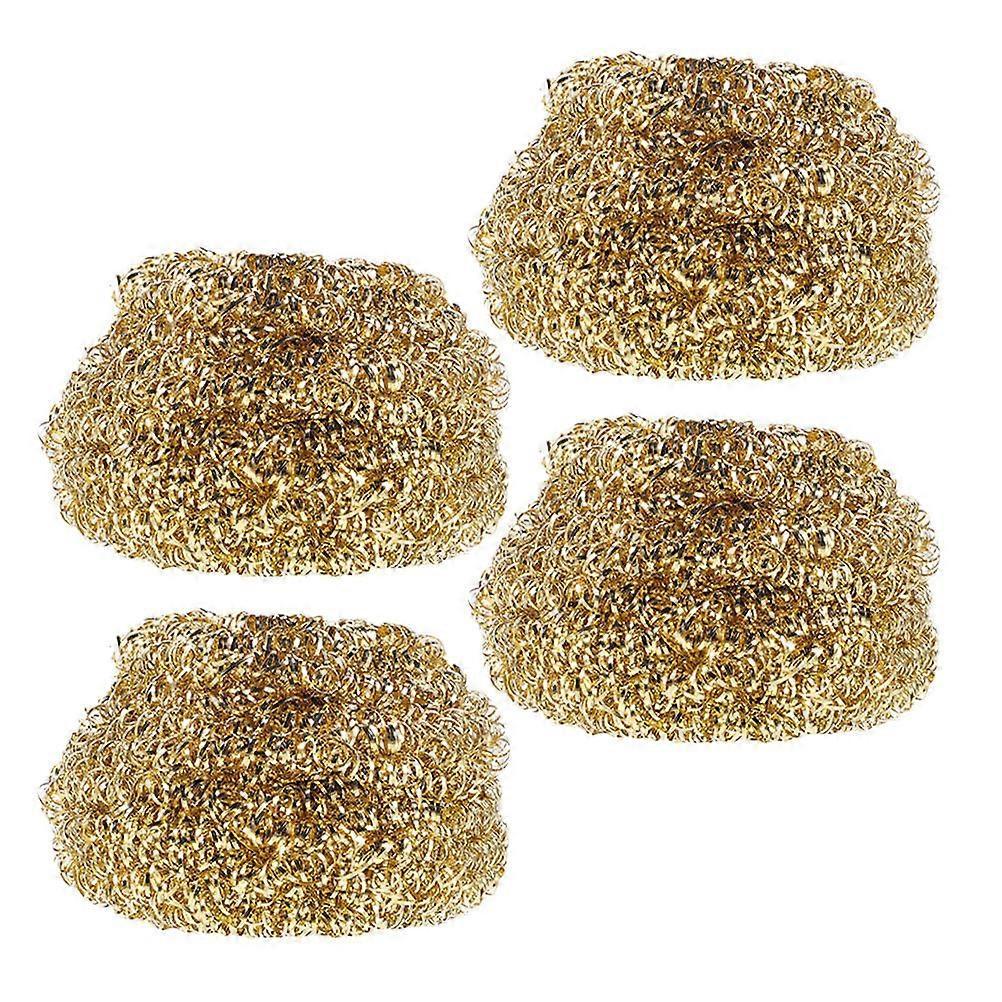 4pcs Copper Cleaning Balls for Soldering Tips – Efficient Soldering Iron Cleaner Kit, Compact & Easy To Use for Removing Excess Solder and Debris