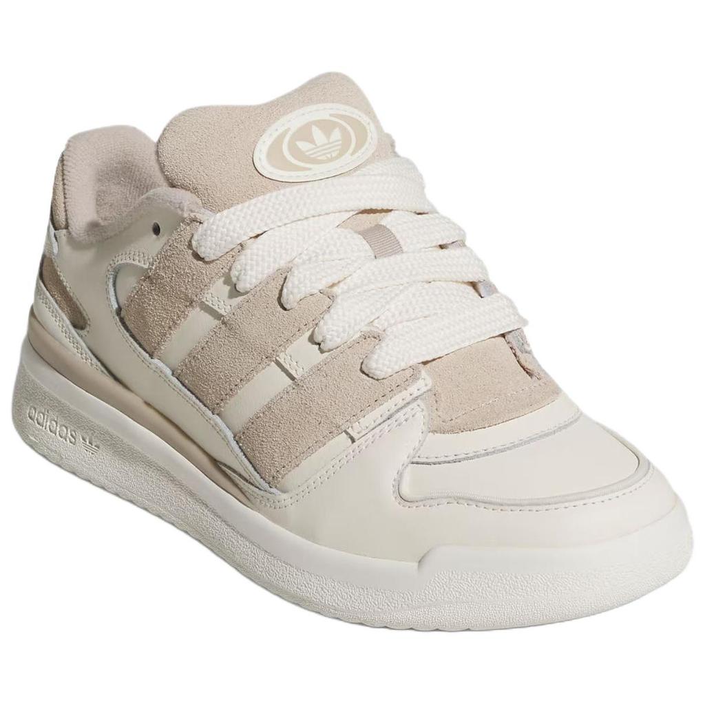 Adidas Originals Forum 2000 Leather Fashion Comfortable Durable Low-Top Skate Shoes Women Sneakers Han-Jade-White JR0512