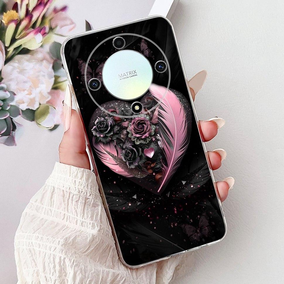For Honor X9a 5G Case RMO-NX1 Beautiful Butterfly Soft Silicone Phone Cases For Honor X 9a X9a 2022 Back Cover Bumper 6.67"