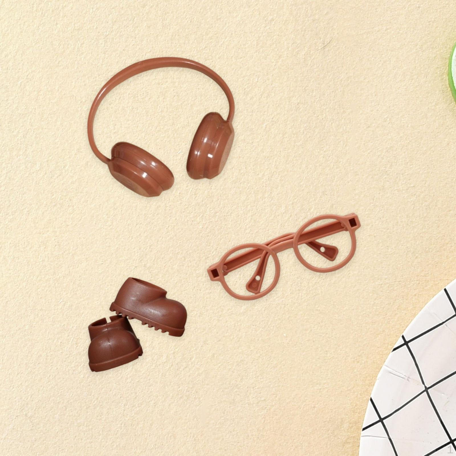 

6.69 Кукольные резиновые сапоги Игрушка для переодевания, Костюмы для DIY, Реквизит для фото, Удобные ручной работы до щиколотки коричневый