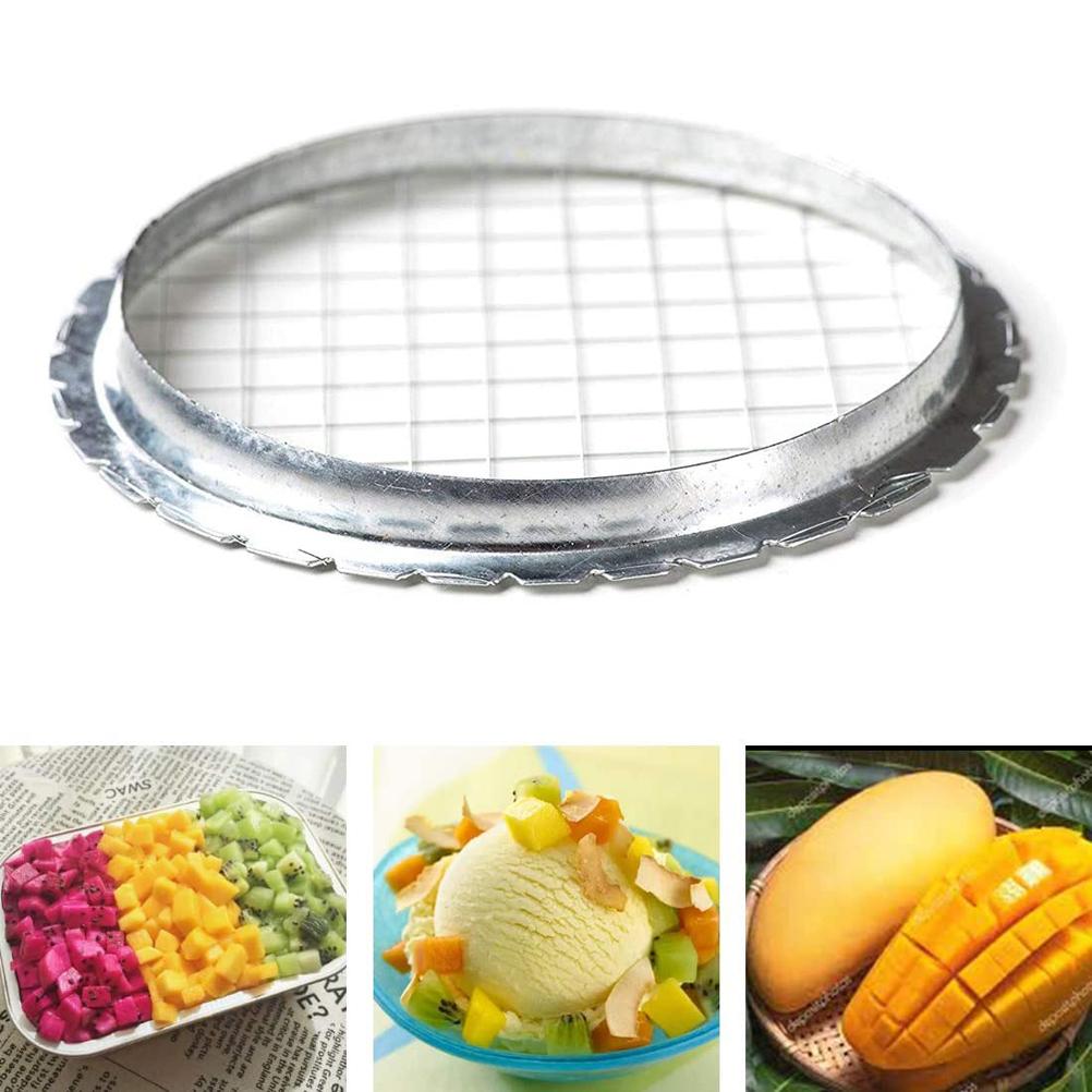 Stainless Steel Egg Chopper Hard Boiled Egg Slicing Tool Fruit Cube Cutter for Cheese Carrots