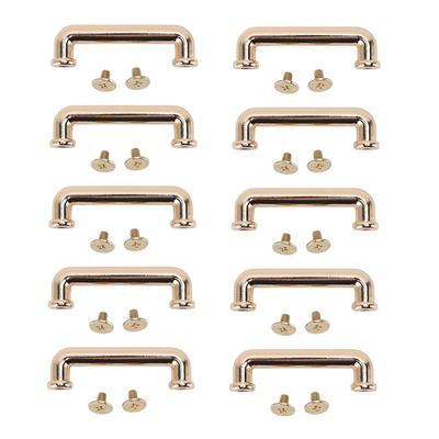 10 Conjuntos Fivela Ponte Arco 31x7.5x6mm Metal Fivela Argola D Conector de Corrente/Alça com Parafusos de 5.5mm