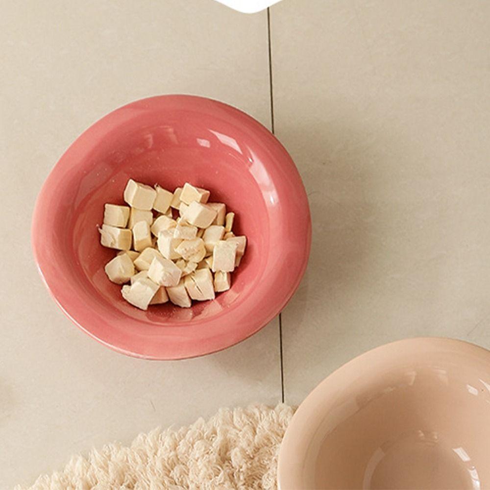 Ceramic Dog Food Feeding Basin Creative Pet Drinking Feeder Food Dispenser Cat Bowl Kitten Puppy