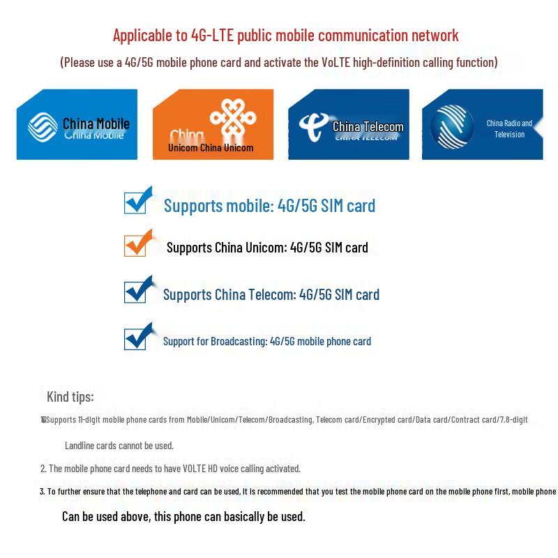 Zhongnuo C265 Smart Edition 4G/5G Wireless SIM Desk Phone