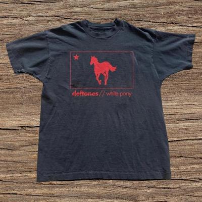 Deftones #034White Pony#034 Band Basic Schwarz Kurzarm Unisex T-Shirt WA4269 Unisex T-Shirt
