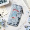 Vintage Long Wallet Lotus Pattern Multi Card Slot Coin Purse Daily Use Fashion PU Leather Wallet