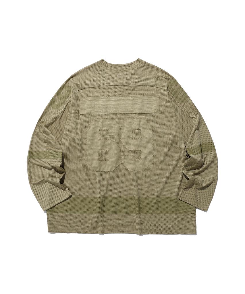 NICEGHOSTCLUB Mesh Football Jersey_Gold(Ng2Esut555A)