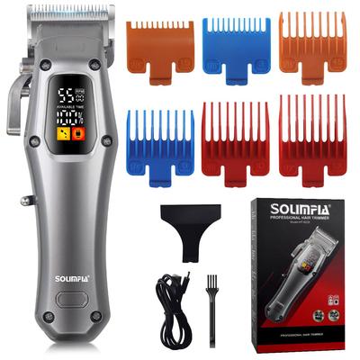 Cortadora de pelo SOLIMPIA, recortadora de barba para hombres, inalámbrica, recargable, para uso doméstico