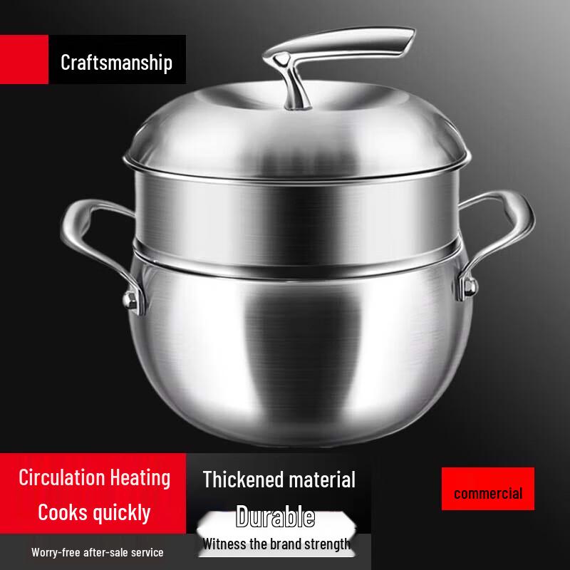 Yingbai 316 Stainless Steel Multi-Function Soup & Steamer Pot