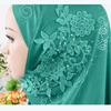 Hijab Double Loop Scarf Pull Over Crepe Convenient Shawl Headscarf