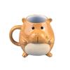 Tazza Mug in Ceramica Creativa Carina Cavia Stile Ins dall'Aspetto Alto Tazza per Acqua per Coppia Domestica Regalo per Compagno Porcellana Bianca