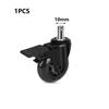 3/5 Pack Office Chair Casters 3" Lockable Heavy Duty Swivel Caster Replacements Smooth Rolling for Hardwood Floor Carpet