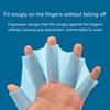 1 Pair Silicone Swimming Hand Fins Kids Adults Beginner Professional Aquatic Swim Training Fins Webbed Flippers Palms Swim Gear
