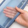 Japanese Style Nylon Storage Bag Portable Mesh Transparent Pencil Case