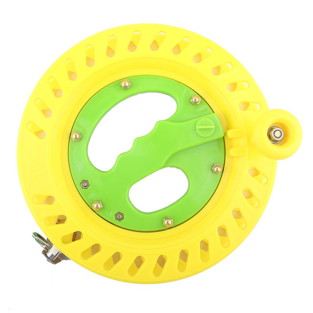 22cm   Plast Fiskelina Hjulhållare Vindare Verktyg Tillbehör(Gul)