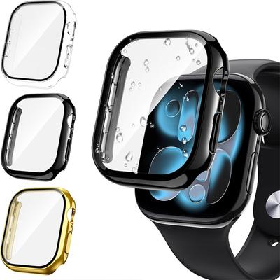 Hærdet Glas+Cover Til Apple watch serie 11 10 9 6 SE3 7 8 5 Etui 46mm 42mm 45mm 41mm 44mm 40mm Skærmbeskytter Tilbehør