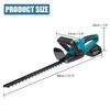 1500W 388VF Cordless Hedge Trimmer Electric Hedge Trimmer Cordless Battery Pruner Trimmer for Grass Garden Tool for Mak
