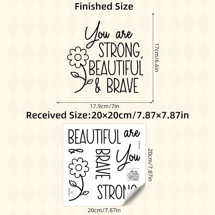 

you are beautiful Mirror Decal Decal Bathroom Decor Inspire Motivational Quote Sticker Fitting Room Bedroom Decoration