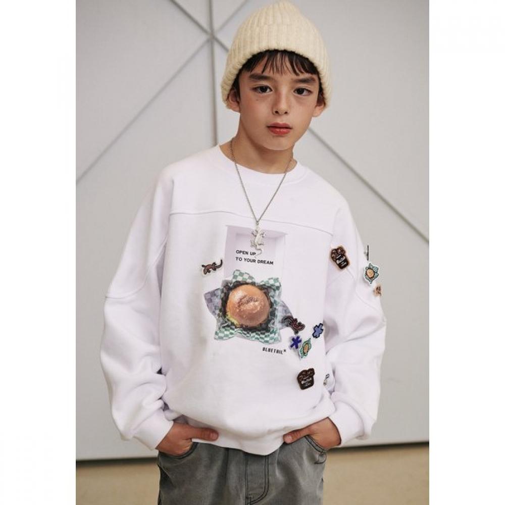 Bluetail White Sweatshirt Aaa2ts03wt