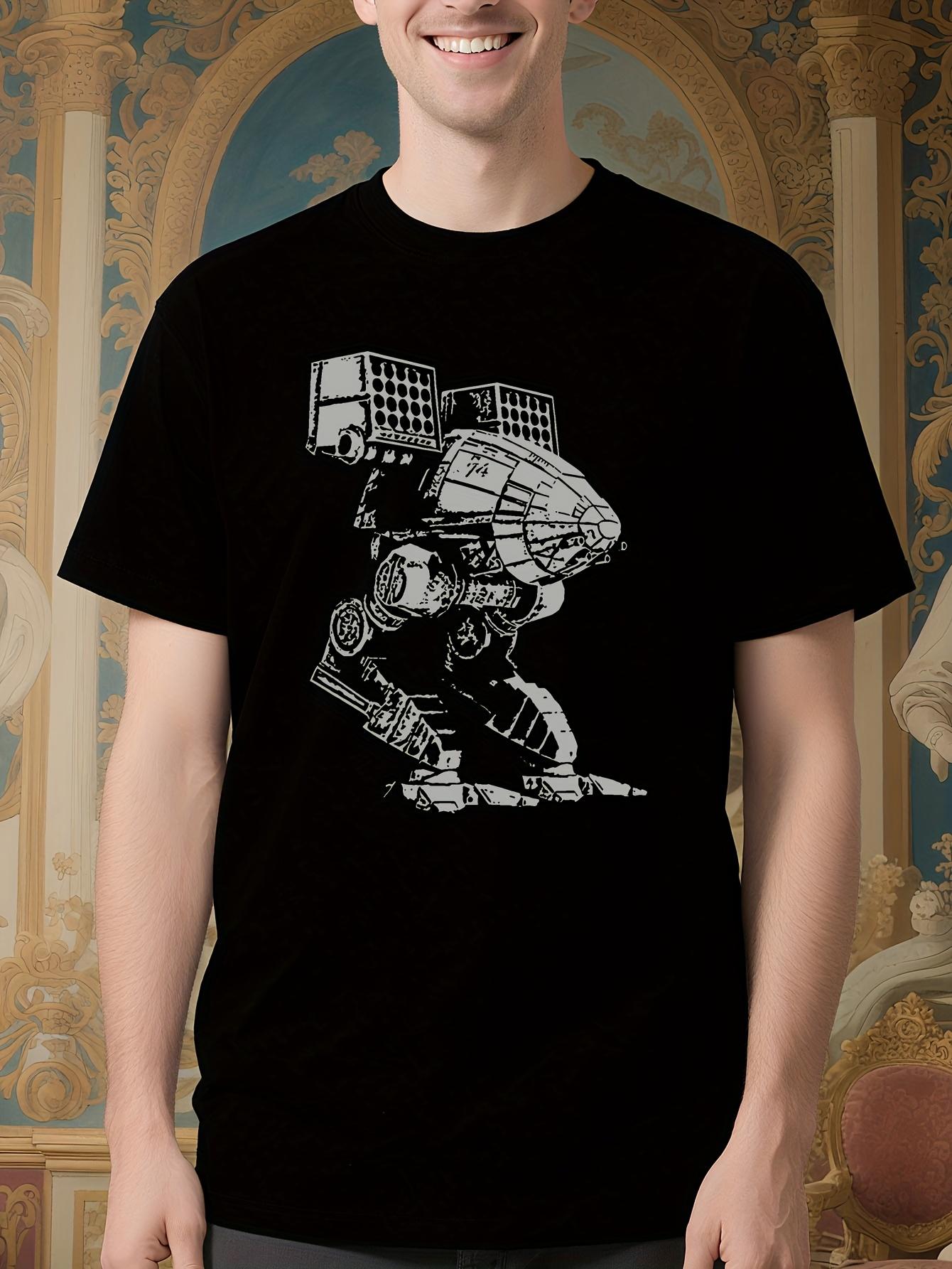 BattleTech Mech Graphic Tshirt - Heavy-Duty Robot Mech De... XXL