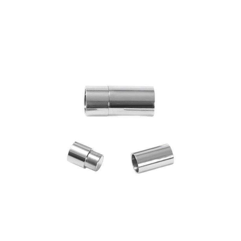 37 Split Stainless Steel Magnetic Clasp Bracelet Connector, DIY Jewelry Accessories, Leather Rope Buckle, Hand Rope Buckle Head