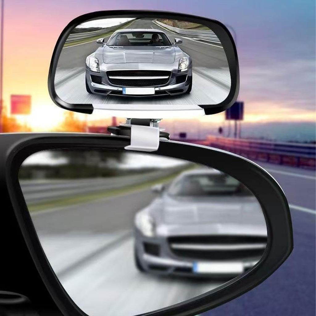 Gevrkjenp Rear Convex Mirror, Blind Spot Mirror, Vilamer Car Auxiliary Wide Angle Mirror -