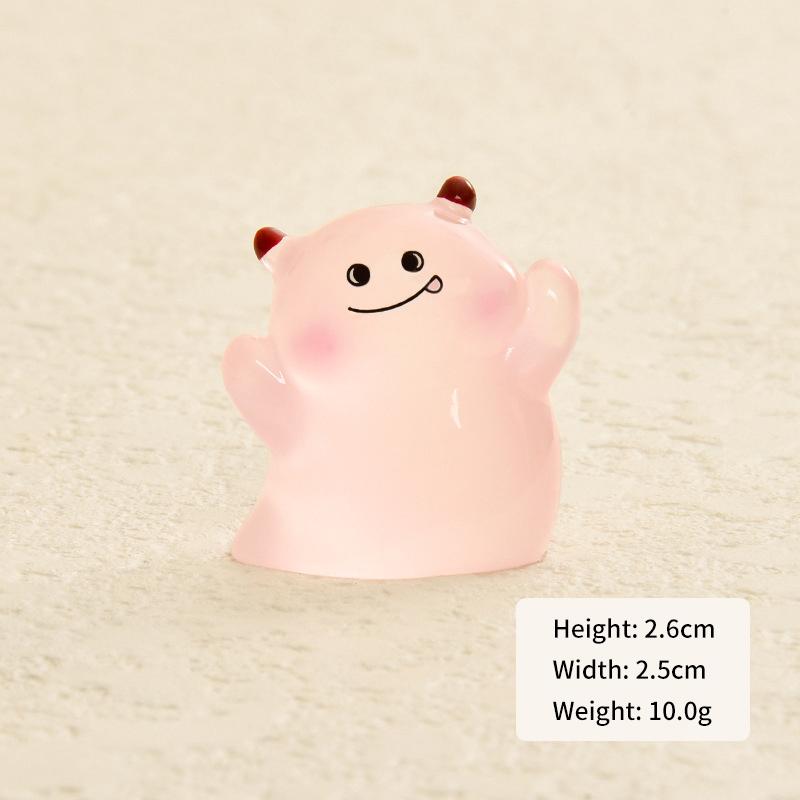 

Мини светящийся Хэллоуин Призрак Украшение Мультфильм Кукла Микро Пейзаж Кукольный Дом Модель Автомобиля Интерьер Домашнего Рабочего Стола Украшение A6