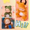 Animal Pattern Clothes Reborn Doll Smile Baby Series Realistic Toys  for Kids Girls