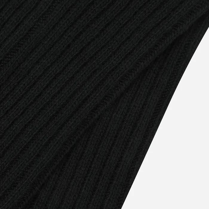 Cozy Wool Leg Warmers (BLACK)