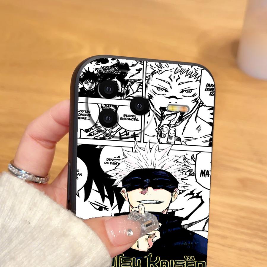 Soft Back Phone Cover Case for Xiaomi Redmi K40 K50 Gaming 12 A1 A2 Plus 12C A5 9A 9C 10 13C 9T K60 Anime  J-Jujutsu K-Kaisen