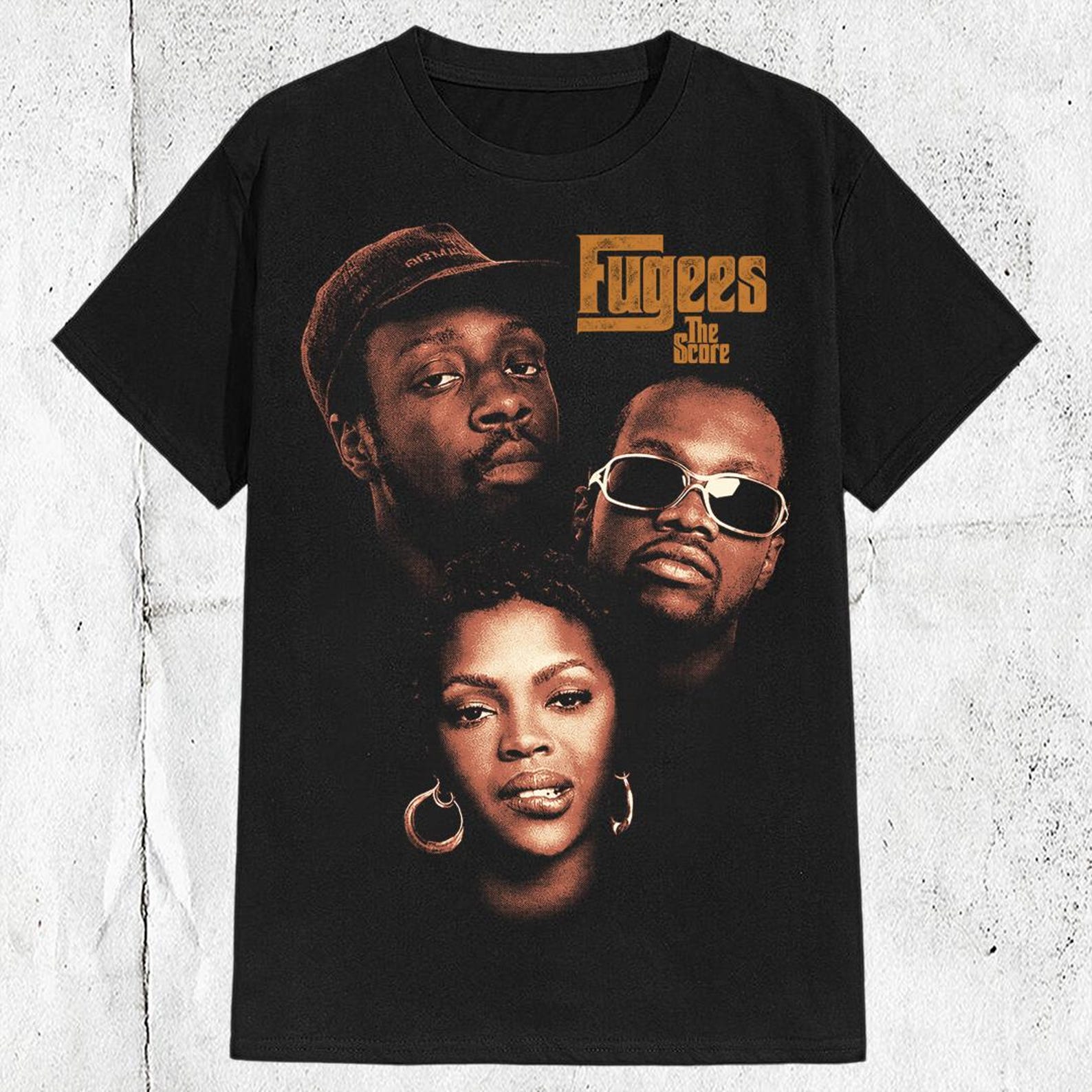 The Fugees Hip Hop Rap Lauryn Hill The Score Band Music T shirt 2XL