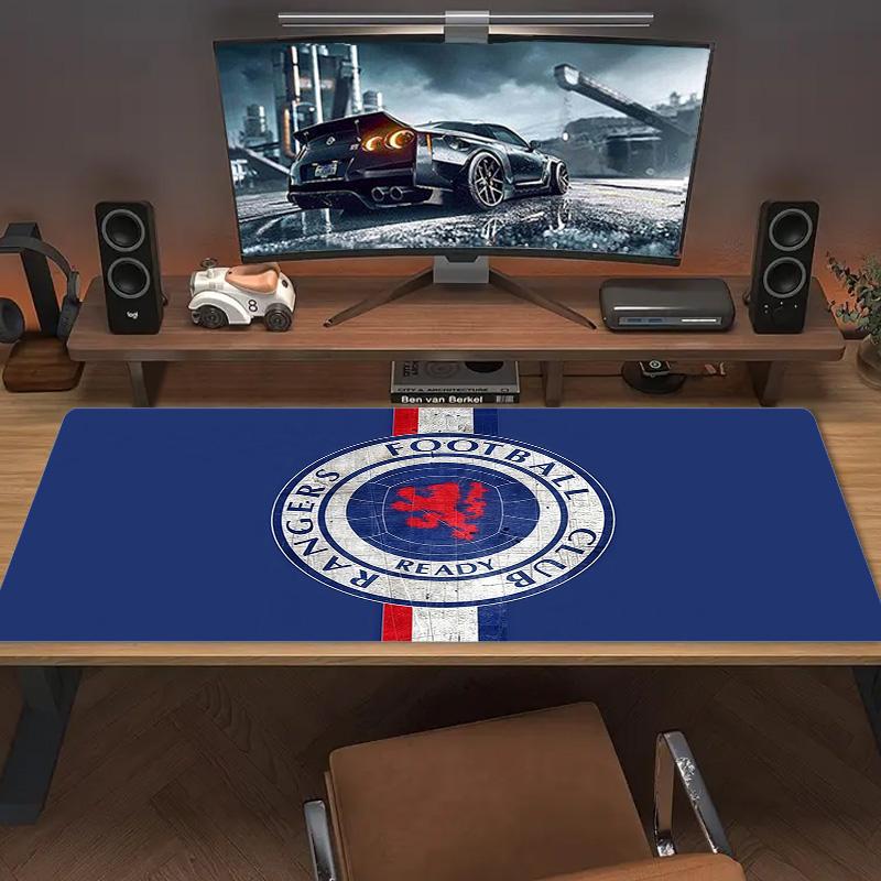Rangers FC Print  Cushion Non-slip Laptop Tablet Big Mousepad XXL Mat Mini PC Playmat With Lock Edge