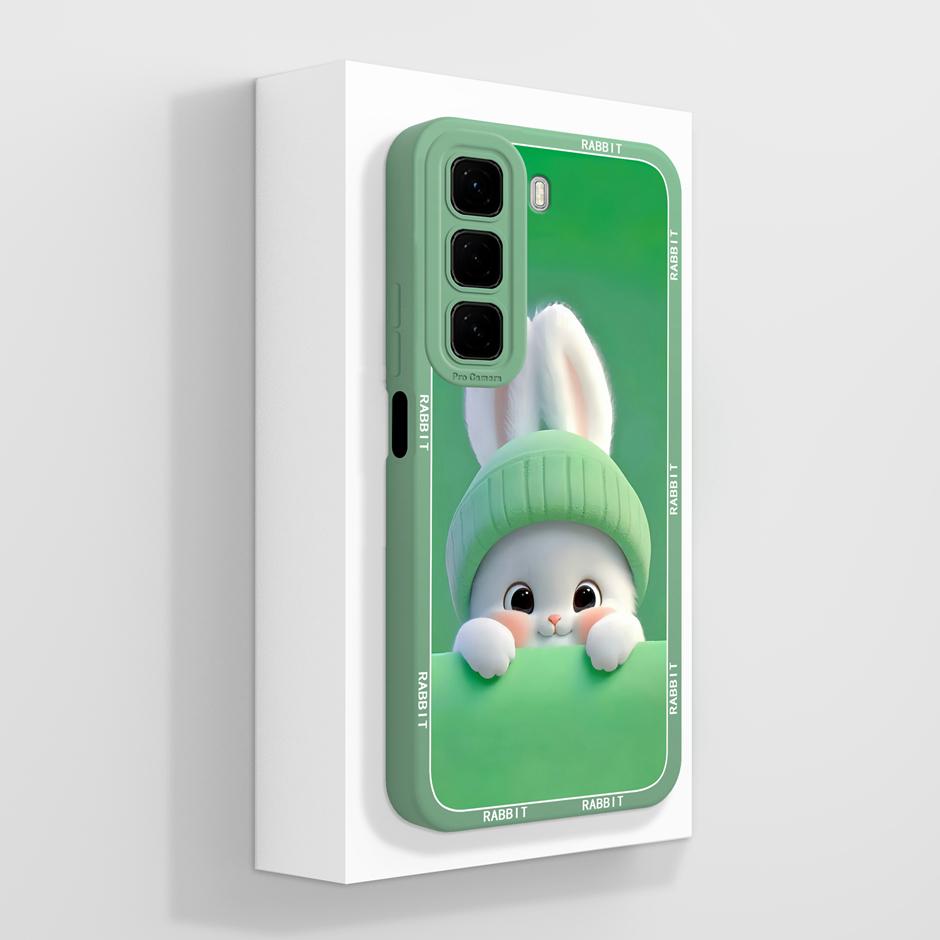 For Infinix Hot50 50i 50Pro 50Pro+ Case Lovely Cat Panda Fall Prevention Unique Phone Cover For Infinix Hot 50 Pro Plus 50i Capa
