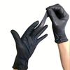 100/50pcs Latex Free Black Elastic Gloves (Box) Disposable Nitrile Gloves for Housework Cleaning Car Industry Gardening Cooking
