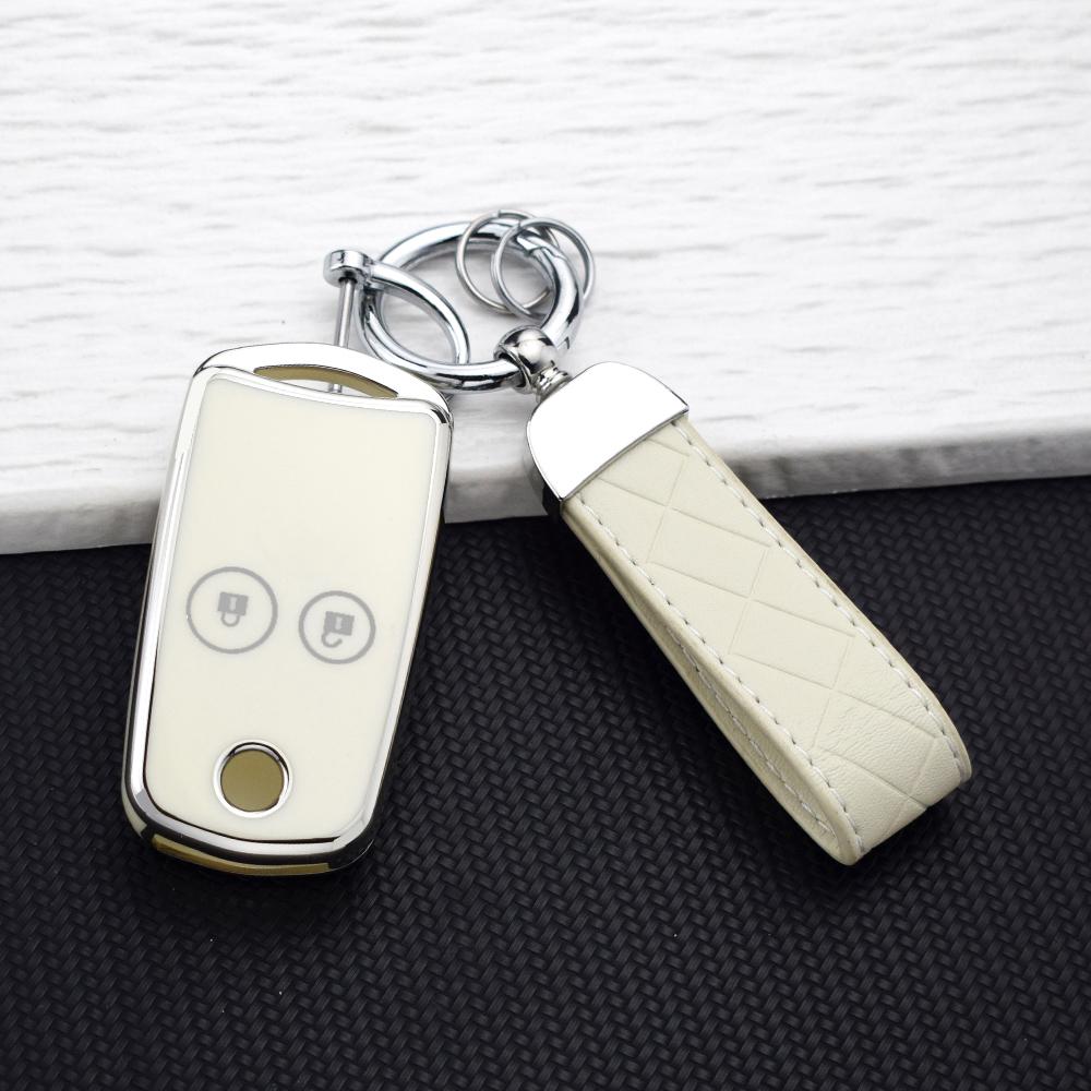 TPU Car Flip Key Case Cover For Acura TL TSX ZDX RSX CRZ Honda Civic Fit Accord CRV HRV Jazz Odyssey Car Key Chain Accessories
