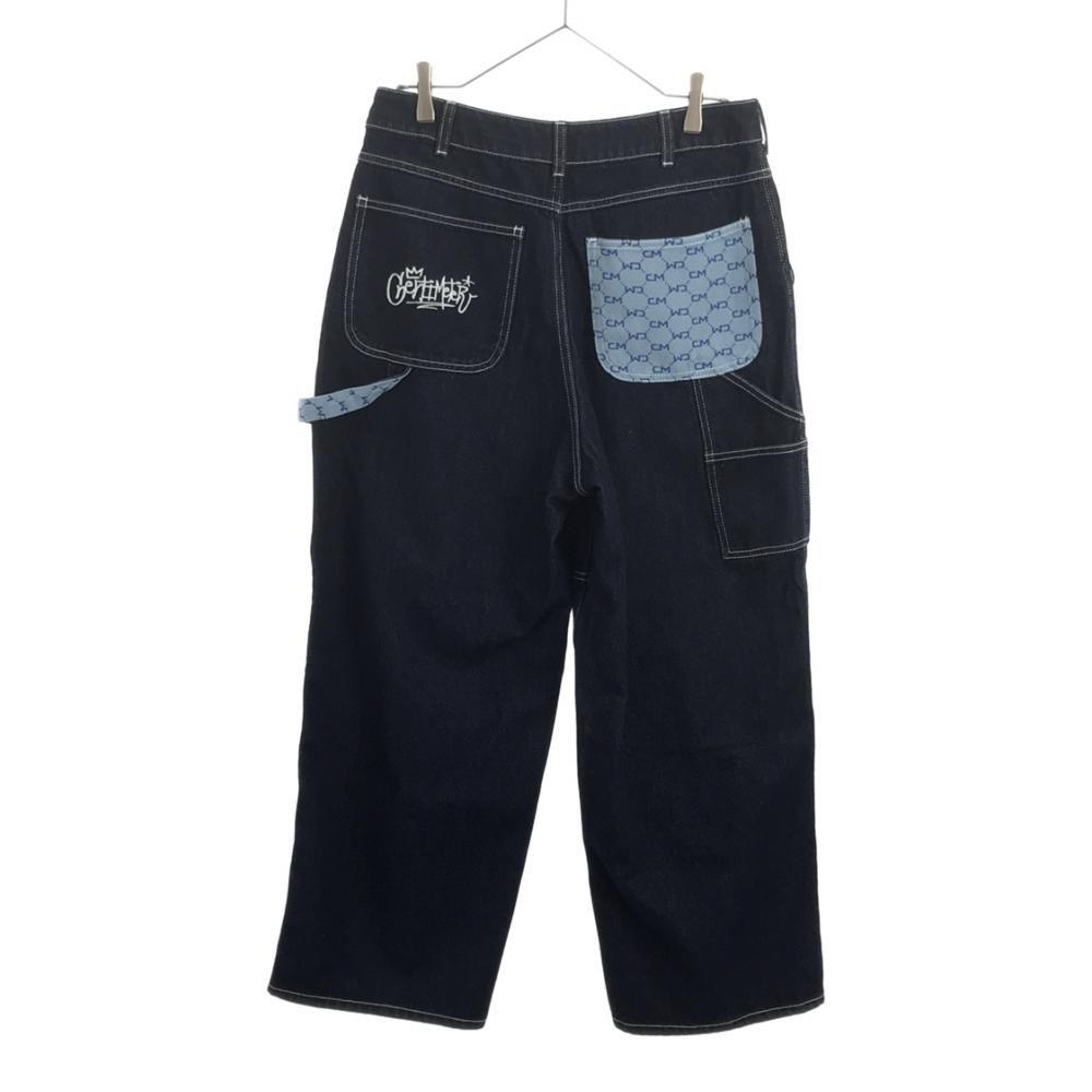 CENTIMETER embroidery print Wide denim pants M Men's Used