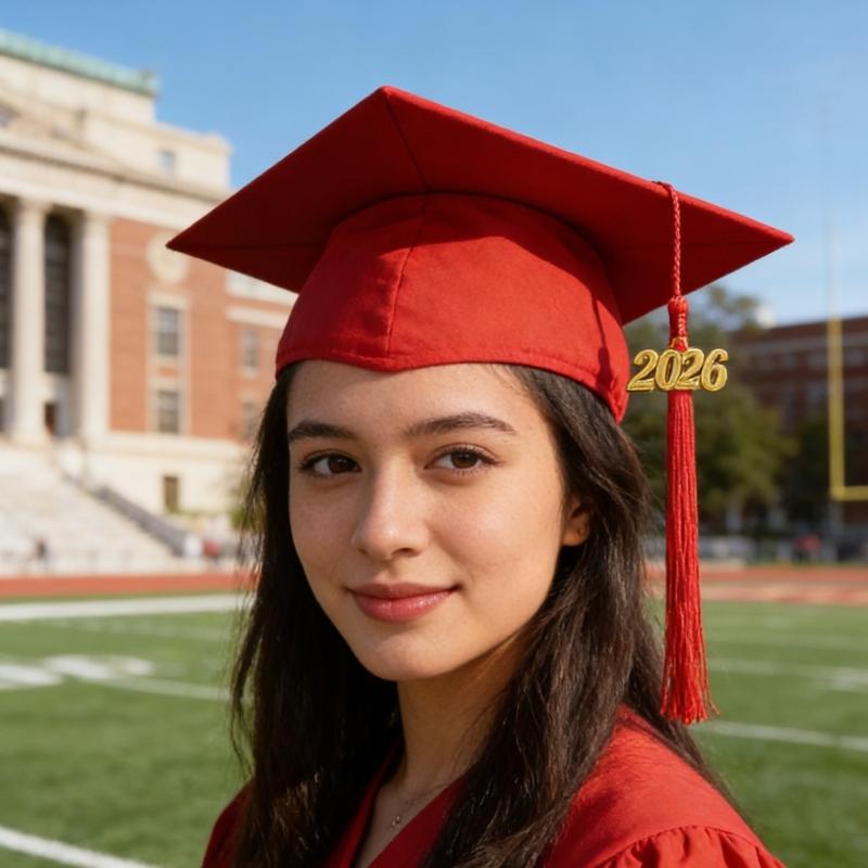 Lightweight Portable Cloth Graduation Cap for 2026 Graduates Easy to Carry in Formal Ceremonies Parties