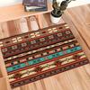 Boho Geometric Area Rugs Anti Slip Machine Washable Flannel Carpets for Home Bedroom Living Room Office Floor Mat